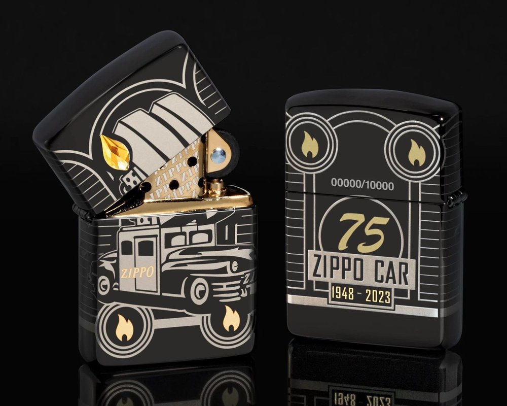 Zippo Armor Zippo Car 75th Anniversary Collectible No. 48691 — Maoxian